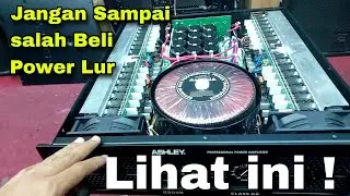 Kita intip Komponen Power ASHLEY G2000 - Lanjut CEK Sound Buat Sub 18