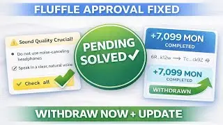 Fluffle voice pending problem solved | fluffle withdrawal update | fluffle real or fake ? Explained