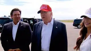 Donald Trump praises Gov. Ron DeSantis for speedy building of Florida's 'Alligator Alcatraz'