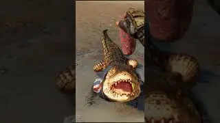 Petting and Feed Crocodile 🐊 Far Cry 6 #shorts