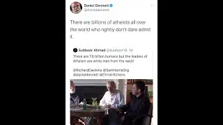 Daniel Dennett tweets me nonsense!
