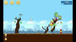 Angry Birds Chrome: Chrome Dimension Level 20