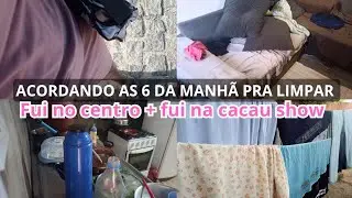 ACORDANDO 6 DA MANHÃ🥱⏰ fui no centro 🤍