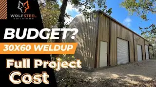 How Much does a Red Iron Metal Building cost? | WolfSteel Buildings