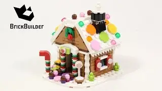 Lego Seasonal 40139 Gingerbread House - Lego Speed Build