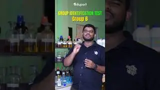 Group Identification Test - Group 6 | +2 Chemistry Lab