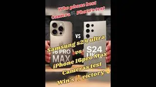World&rsquo;s most popular S24 ultra vs 16pro max camera test #ultrazoom #ultrawideangle #iphone