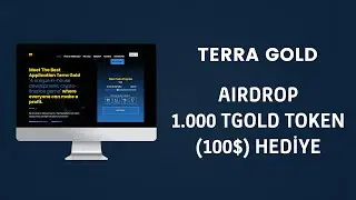 ⭐ TERRAGOLD TOKEN AIRDROP 🎁 1.000 TGOLD TOKEN (100$) HEDİYE 🥰