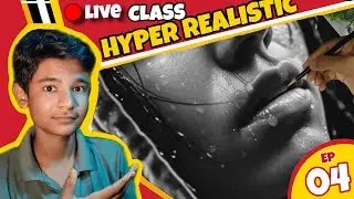 🔴 LIVE CLASS HYPER REALISTIC SKETCH TUTORIAL || EPISODE 04 🔴 LIPS SHADING TUTORIAL ✅#tutorial