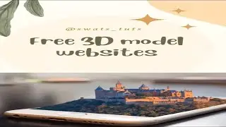 Websites to download free 3D models - part 2 #free3dmodels #animation #vfx #freedownload
