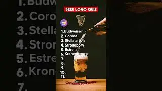 Only True Beer Lovers Can Name These Brands! 🍺 #shorts #reels #fyp