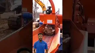Tree branch crusher is a environmentally friendly shredding equipment#fcnfm #youtubeshorts