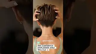 Эта короткая стрижка изменила ВСЁ 😍💇&zwj;♀️ | Вы не поверите её новому образу! ✨ #причёска
