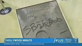 'SpongeBob SquarePants' honored at TCL Chinese Theater in Hollywood