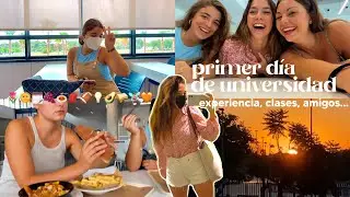 vlog de mi primer día de uni + experiencia | andrea benítez
