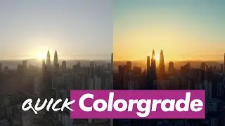Quick color grade drone footage in Premiere Pro 2021