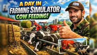 Cow Feeding Farming Simulator 25  #farmingsimulator22 #fs22gameplay #fs22mods #fs22 #ls22