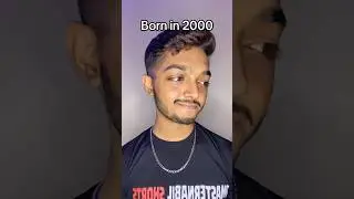 Those who are born in 1999 vs 2000😂 #shorts