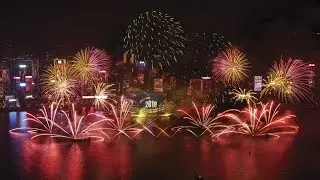 Firework at Jumeirah Beach Marina