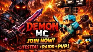🔥 DEMON MC SMP 😈 | India&rsquo;s Most OP Lifesteal SMP | Free Join | Minecraft Survival 🔥