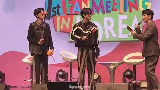221029 OhmNanon 1st Fanmeeting in Korea Eye Contact