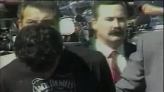 Richard Ramirez being brought in by officers.