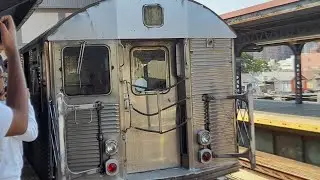 R32 L train leaving Brighton Beach