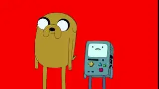 Jake and BMO Assumptions - Adventure Time - Green Screen
