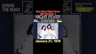 Bee Gee&rsquo;s disco hit Night Fever hits number 1 #music #disco #beegees #musichistory