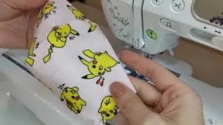 DIY Face Mask | Pokemon | How to Make a Mask for kids | Sewing Tutorial | PART 2