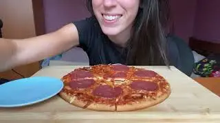 🍕 Gluténmentes pizza ASMR/MUKBANG (magyar asmr) 🍕