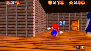Super Mario 64 Big Penguin Race Shortcut