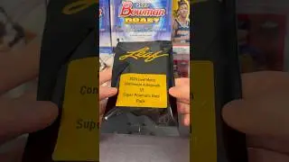 Superfractor 1/1 Autograph Pack Opening #shorts #tradingcards #leaf #baseballcards