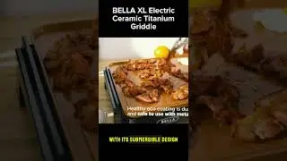 BELLA XL Electric Ceramic Titanium Griddle 🍳