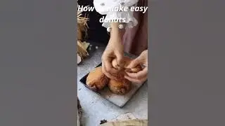 How to make easy donuts!#donuts #dessert #recipe #donutsathome #donutlovers#cooking #asmr #shorts