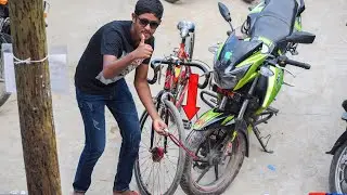 Cycle Lock with Public's Bike Prank - Crazy Reaction Prank Video PART 2 | 4 Minute Fun