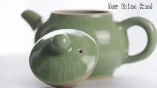 New China Road Ru Ware Delicate & Fine Ceramic Tea Set