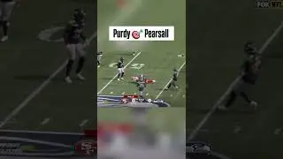 Dot from #49ers QB Purdy to WR Pearsall #NFL #Shorts