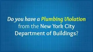 Dob Violations Removal in NYC - John Farr Plumbing