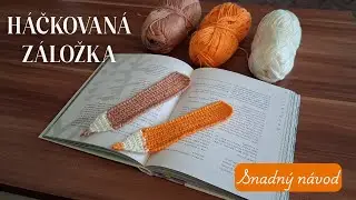 🧶Jednoduchá Háčkovaná Záložka Do Knížky📖