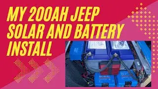 My Solar, Battery, and Victron Energy setup overview in my Jeep Wrangler.