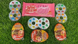 ASMR Most Popular Candys / Some lots of Colorful Rainbow lollipop candy / unpacking Chocolate eat