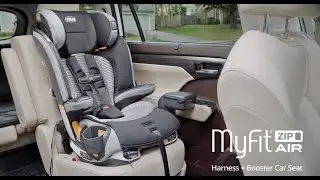 Chicco MyFit Zip Air Harness + Booster Car Seat