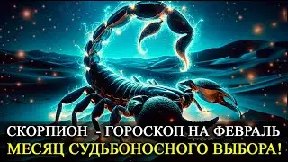 ФЕВРАЛЬ 2026: СКОРПИОНЫ — окажутся перед судьбоносным выбором! Момент, который нельзя пропустить!