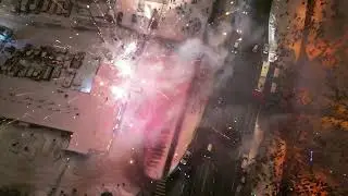 TulePood.ee Tasuta SUUR ilutulestik 2023 - Tallinn Lasnam&auml;e P. Pinna park Tallinn Drone Drooni Video
