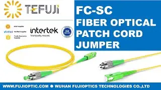 FC to SC Simplex Single Mode Fiber Optic Patch Cable