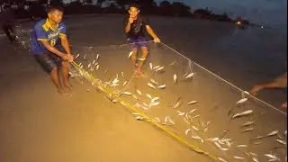 Panen‼️menjelang gelap kawanan ikan ini makin rame