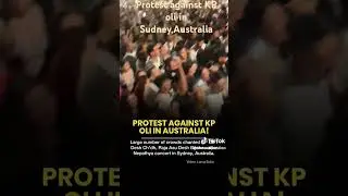 Protest Against Nepali  Prime minister in Sudney,Australia