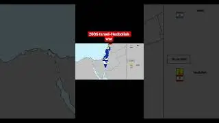 Israel-Hezbollah war #shorts #israel #war #history #flags #maps