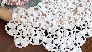 How to Join Delicate Lacy Flower Motifs   Easy Step-by-Step Crochet Tutorial